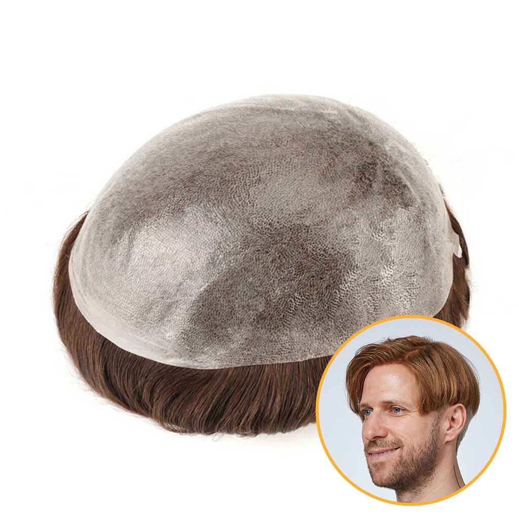 INSEU: Injected Hairpiece With European Virgin Hair (Thin Skin)