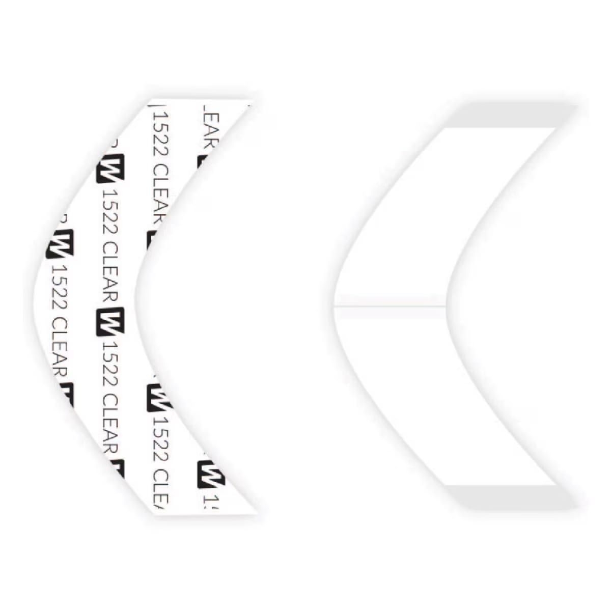 1522 Clear - A Contour, 36pc/Bag