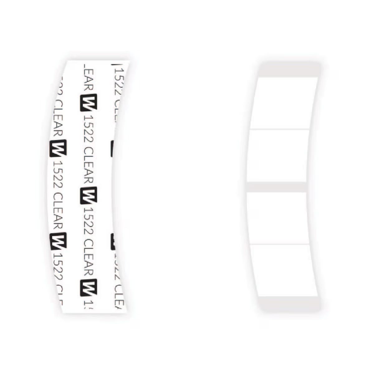 1522 Clear - Minis, 72pc/Bag