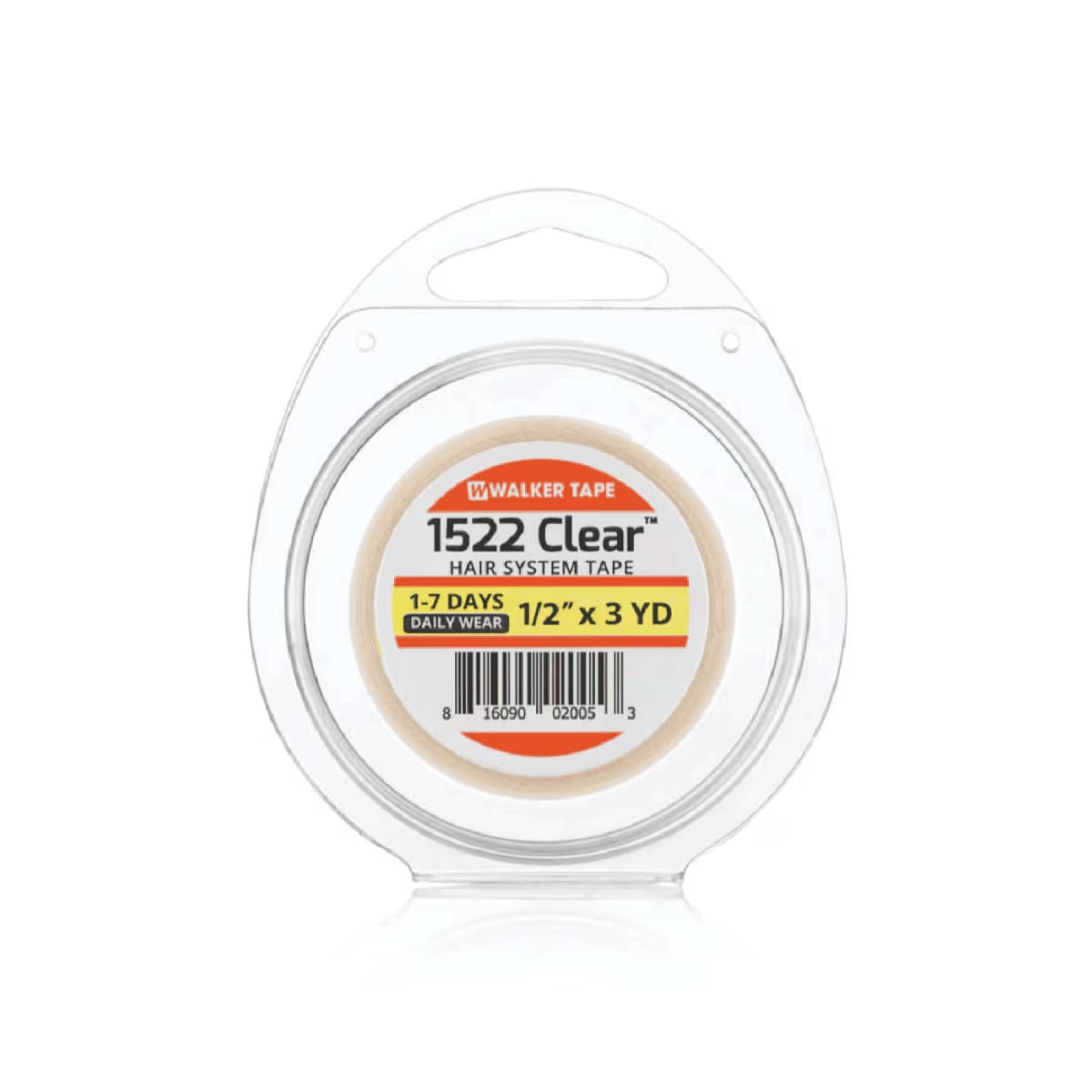 1522 Clear - 1/2" X 3 Yds, Roll