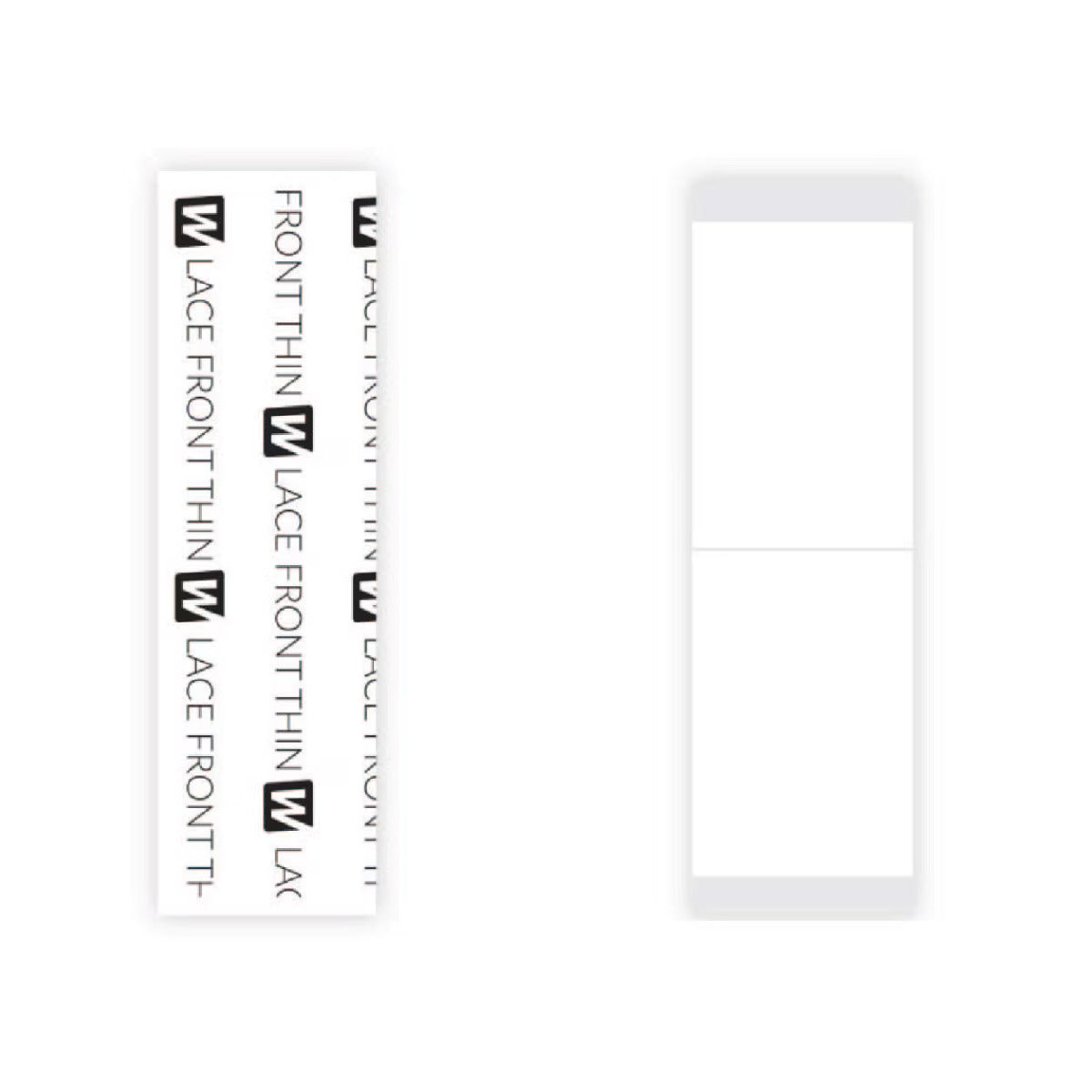 Lace Front Thin - 1" X 3" Strips, 36pc/Bag