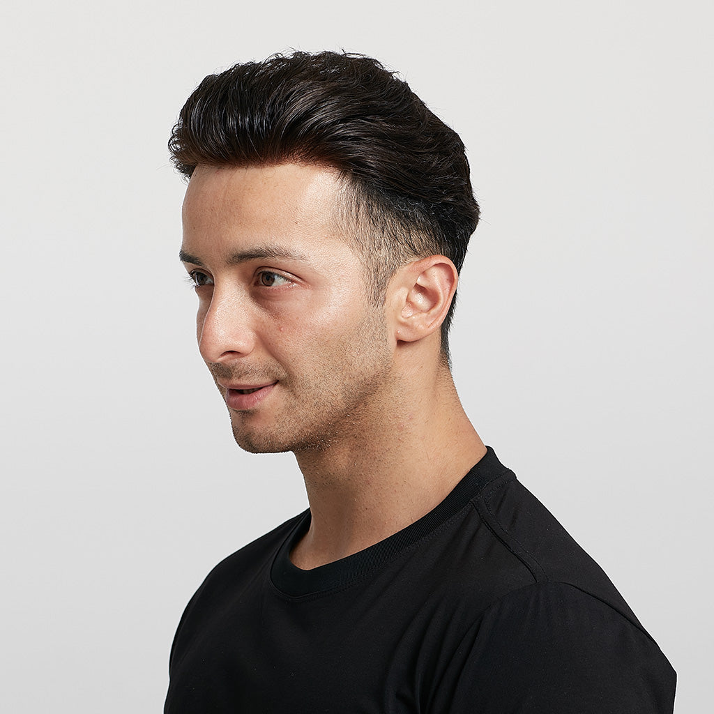 HS25-V:  V-looped Human Hair System (Ultra Thin Skin)