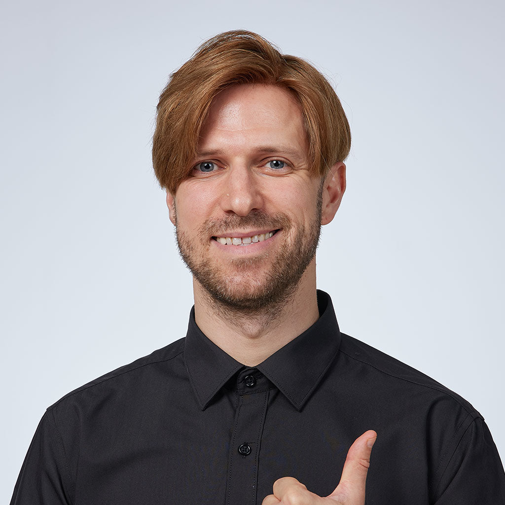 INSEU: Injected Hairpiece With European Virgin Hair (Thin Skin)
