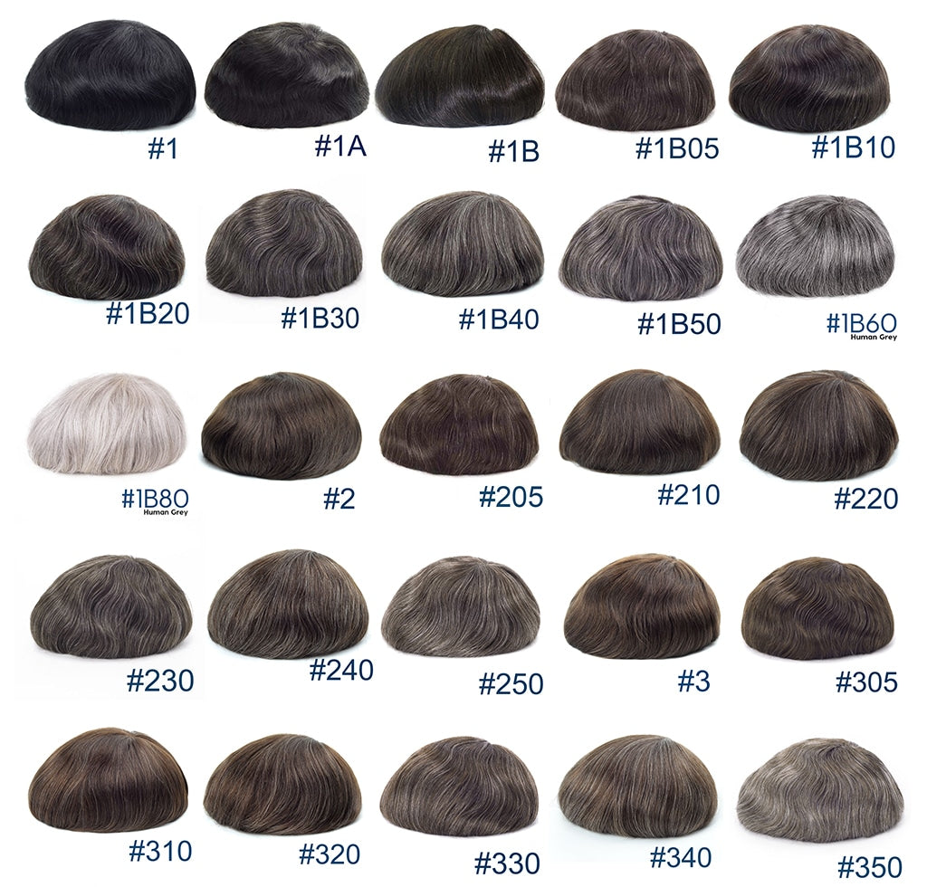 HS25-V:  V-looped Human Hair System (Ultra Thin Skin)